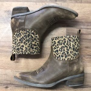 Volatile Leopard/Cheetah western Booties ♥️